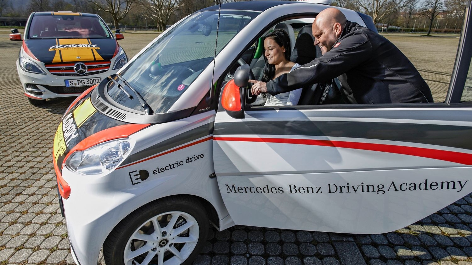 Fahrschüler und Fahrlehrer in Berlin